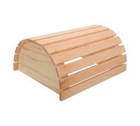 DOITOOL Abat-Jour de Sauna pour Hammam, Demi-Cylindre Bois Kaki | Diffusion Douce, Installation Simple, Anti- , pour Salle de Sauna et Spa Domestique, 27,5x22,7x12,5cm