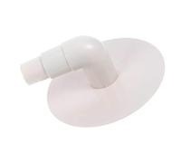 DOITOOL Adaptateur PVC pour Plaque D'écumoire de Piscine Hors Sol Blanc, Coude de Raccordement pour Tuyaux D'aspiration Compatible Diamètre, Entretien Facile de Skimmer Piscine
