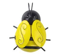 DOITOOL Applique Murale en Fer Forgé Abeille 3d pour Décoration de Jardin Extérieur, Ornement Mural Vivant et Suspendu, pour Clôture et Terrasse