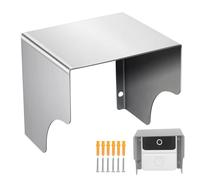 DOITOOL Boîtier de Protection Inox 125mm Cache Étanche Sonnette Interphone | Couvercle pluie résistant intempéries, acier inoxydable robuste, montage mural facile pour contrôle d'accès et prises