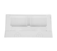 DOITOOL Boîtier Étanche Double 86 pour Prise et Interrupteur, Blanc | Protection Anti-éclaboussures, Installation Adhésive Simple, Plastique Lisse Facile à Nettoyer, pour Salle de Bain