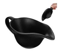 DOITOOL Bol Mélangeur À Bec Verseur En Porcelaine Saucière Pour Sauce De Steak Bol De Service Pratique Pour Lait Et Œufs Plat De Service Pour Repas Barbecue Et Tapas