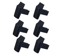 DOITOOL Bouton d'Échelle Télescopique Pliante Noir, Lot de 6 Pièces | Plastique, Remplacement Direct, Résistance au Froid, Installation Facile, Verrouillage Sûr pour Échelle Simple