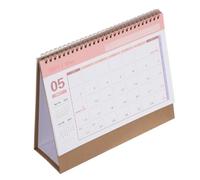 DOITOOL Calendrier de Bureau 2027 en Papier Blanc, Reliure Spirale, Vue | Support Chevalet, Section Notes, Usage Maison et École, Format Compact