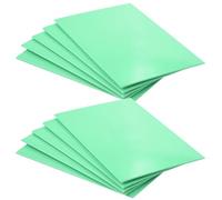 DOITOOL Chiffon à Polir L'argenté en Fibre Fine Double Couche Vert 10 Pcs, Grand Chiffon de Nettoyage pour Bijoux, Agréable et Pratique à Utiliser