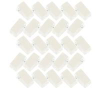 DOITOOL Clip Porte-badge Transparent en Acrylique Épais, Auto-adhésif, 35 Pièces, pour Cartes D'identité, Clip Solide et Réutilisable pour Bureau et Travail