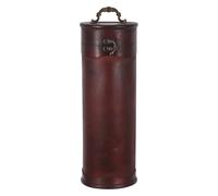 DOITOOL Coffret Cadeau en Bois pour Bouteille de vin - Coffret à vin avec poignée - Support décoratif Vintage pour Bouteille de Whisky, fête de Noël 34 x 12 x 12 cm