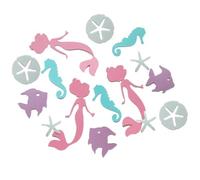 DOITOOL Confettis de Sirène en Papier Coloré 100 Pièces pour Décoration de Fête et Mariage, Ambiance Festive et Décoration de Table Originale Couleur Aléatoire
