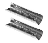 DOITOOL Connecteur de Tringle à Rideaux Accessoire de Fixation sans Perçage Léger en Acier Inoxydable Argenté, Facile à Installer Lot de 2 Pièces pour Barre de Rideau de 28 Mm
