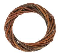 DOITOOL Couronne Ronde Osier Tressé Matériau Naturel pour Loisirs Créatifs Décoration de Porte ou Murale pour Noël