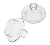DOITOOL Couvercle en Verre Préserve Ajustement 2pcs pour Verre à Whisky Accessoire Élégant pour de Dégustation et Réunions