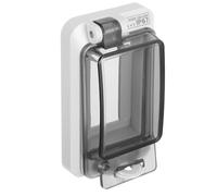 DOITOOL Couvercle Étanche Fenêtre Transparente Ip67 pour Boîtier | ABS et Pc, Installation Polyvalente, Entraxes 7,6cm et 3,8cm, pour Zones Industrielles et Extérieures