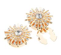 DOITOOL Couvre-boutons de manchette en pour femme, couvre-boutons pour vêtements, 1 paire, alliage, simples et pratiques, pour robes