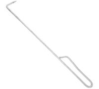 DOITOOL Crochet de Regard en Fer Argenté 40cm, Poignée du Panier D’écumoire, Crochet de Skimmer pour Piscine, Outil de Levage Multifonction à Forte Capacité de Charge