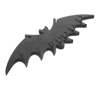 DOITOOL Crochet en Alliage de Zinc et Bois Chauve-souris Noir Mural Porte-clés et Porte-manteau Robuste pour Accrocher Petits Objets et Vêtements pour Halloween