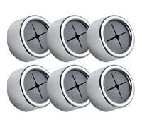 DOITOOL Crochet Porte-serviettes Adhésif Rond 6pcs en Abs et Pvc pour Salle de Bain et Chambre, Fixation Murale sans Perçage, Support Serviette Puissant