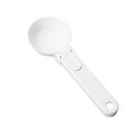 DOITOOL Cuillère Pliante Blanche pour Boule à Glace en Plastique Bien Conçue, pour Crème Glacée Lors de Fêtes D'anniversaire et Célébrations