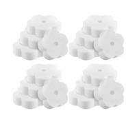DOITOOL Éponge Filtrante Blanche de Fleur Absorption D'huile 18 Pcs Structure à Pores Fins, Flottante et Réutilisable pour Piscine et Aquarium pour Nettoyage