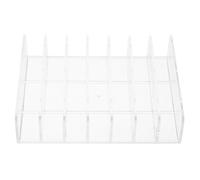 DOITOOL Étagère Cosmétique en Plastique Résistante pour Fard à Paupières et Maquillage, Organisateur Multi-usage Compartiments, pour Coiffeuse ou Centre Commercial