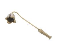 DOITOOL Éteignoir à Bougie Vintage en Métal 17cm pour Extinction Sûre Fumée, Accessoire Élégant pour Pique-niques et Événements en Plein Air