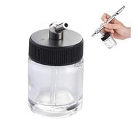DOITOOL Flacon d’aérographe en verre 22 ml pour Badger 125 128 128P