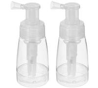 DOITOOL Flacon Pulvérisateur de Poudre Transparent Mécanisme Intérieur 180ml en Pet, Lot de 2 pour Usage Polyvalent, pour Salon de Coiffure ou Voyage