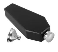 DOITOOL Flasque à Whisky Noir en Acier Inoxydable Portable 3,5 Oz Forme Cercueil Style Gothique pour Décoration Halloween et Usage Domestique
