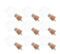 DOITOOL Lot de 10 Mini Bouteilles à Souhaits en Verre, Multifonctionnelles pour Rangement et Décoration, pour Bricolage et Présents Personnalisés