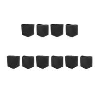 DOITOOL Lot De 10 Pieds D'Échelle 40 X 20 Mm Embouts Antidérapants Pour Échelles Pieds En Caoutchouc De Remplacement Pour Échelles Noirs