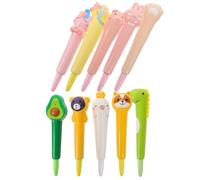 DOITOOL Lot de 10 Stylos à Gel Adorables en Plastique Multifonctions pour Prendre des Notes, Accessoires Scolaires Pratiques pour Étudiants et Adolescents Plusieurs styles
