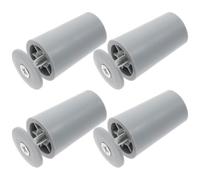 DOITOOL Lot de 4 Butées pour Stores en Plastique et Alliage D'aluminium, Accessoires de Remplacement Résistants, pour Volets Roulants et Stores Verticaux