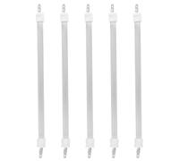 DOITOOL Lot de 5 tubes chauffants à quartz : serpentin de chauffage pour four électrique haute température - tige chauffante à quartz pour la maison, le bureau, les fêtes, les barbecues