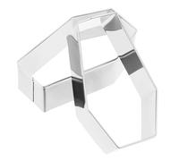 DOITOOL Moule à Biscuits Accessoire Cuisine Solide en Acier Inoxydable 5 Pièces pour Découper et Façonner des Biscuits Maison pour Pâtisserie
