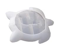 DOITOOL Moule à Plateau Créatif Moule Fabrication D'assiettes en Silicone Blanc Résistant à l'usure la Casse pour Loisirs Créatifs DIY