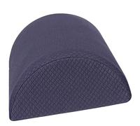 DOITOOL Oreiller de Genou en Mousse à Mémoire de Forme pour Soulagement Lombaire, Coussin Demi-cylindrique en Polyester Coton, Ultra Léger pour Bureau et Maison