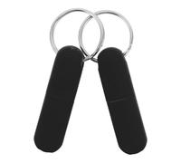 DOITOOL Outil Précis pour Fumeurs en Déplacement Poinçon Lot de 2 Pièces en Métal et Caoutchouc Portable Coupe-cigare Noir pour Perforer Cigares et Cigarettes