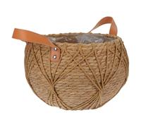 DOITOOL Panier à Fleurs Tressé en Paille, Grand Modèle, Panier Tressé