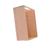 DOITOOL Panier de Rangement Pliable Rose en Plastique Multi-usage | Livres et Papeterie, Facile à Ranger, Nettoyage Simple, Finition Élégante, Décoration Maison Discrète