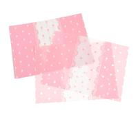 DOITOOL Papier D'emballage Alimentaire pour Bonbons Rose Motifs à Pois, 100 Feuilles Faciles à Utiliser, pour Présents et Occasions Festives
