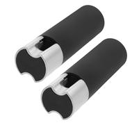 DOITOOL Pendentifs à Tirette Poids de Rideaux Noirs en Métal et Plastique 2pcs pour Fixation et Protection des Volets et Rideaux pour Cordons de Stores Verticaux