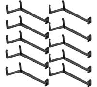 DOITOOL Pince de Pliage de Brindilles Noire en PE, Lot de 10 Pièces pour Jardinage, Contrôle Hauteur des Plantes et Nivellement Canopée sur Arbres Fruitiers