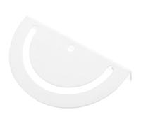 DOITOOL Plaque de Jonction Réglable en Acier au Carbone pour Profilés Aluminium Série 3030, Légère et Robuste, Forme Demi-cercle, pour Structures Industrielles et Équipements Mécaniques