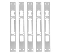 DOITOOL Plaque de Renfort de Porte 5 Pièces en Fer 24x240 Mm Gâche de Porte Robuste Dispositifs de Sécurité Accessoire Quincaillerie Anti-effraction Usage Habitation Hôtel