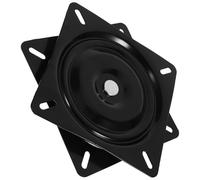 DOITOOL Plaque Pivotante en Fer Noir Robuste pour Meuble Mécanisme Pivotant Pratique, Base Remplaçable pour Support TV et Mobilier