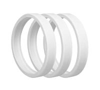 DOITOOL Pneus Nettoyeur De Piscine 3 PièCes Blanc en Caoutchouc pour Machine De Nettoyage De Piscine Portable Et Légère Compatible avec 180 280 360 380