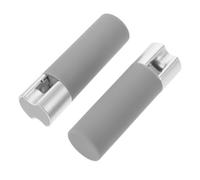DOITOOL Poids pour Cordon de Rideau 2pcs en Fer et Plastique Design Gris Élégant, Accessoire pour Stores Verticaux, Fonction Anti-Vent et Amélioration de L'intimité