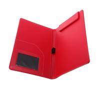 DOITOOL Presse-papiers Magnétique Portable Rouge en Pu pour Menu et Documents, Organise Feuilles et Protège Efficacement, pour Restaurant ou Bureau