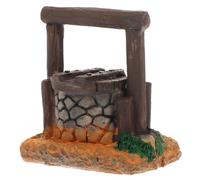 DOITOOL Puits d'eau Décoratif Miniature en Résine, Finition Réaliste | Ornement de Jardin pour Micro Paysage Diy, Surface Lisse, Toucher Confortable, Ne Se Déforme Pas