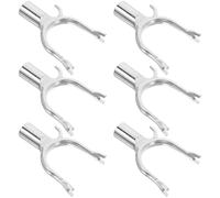 DOITOOL Support de Branche Végétale en Alliage D’Aluminium 6 Pièces Argenté