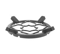 DOITOOL Support de Casserole en Alliage de Fer Noir Antidérapant et Résistant à Haute Température pour Cuisinière à Gaz, Cuisine Occupée et Cuisson Wok